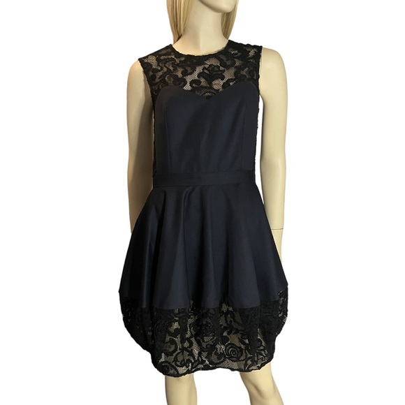 Opening Ceremony Black Lace Back Mini Dress - Picture 2 of 8